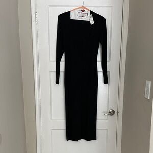 Abercrombie & Fitch Black Long Sleeve Dress